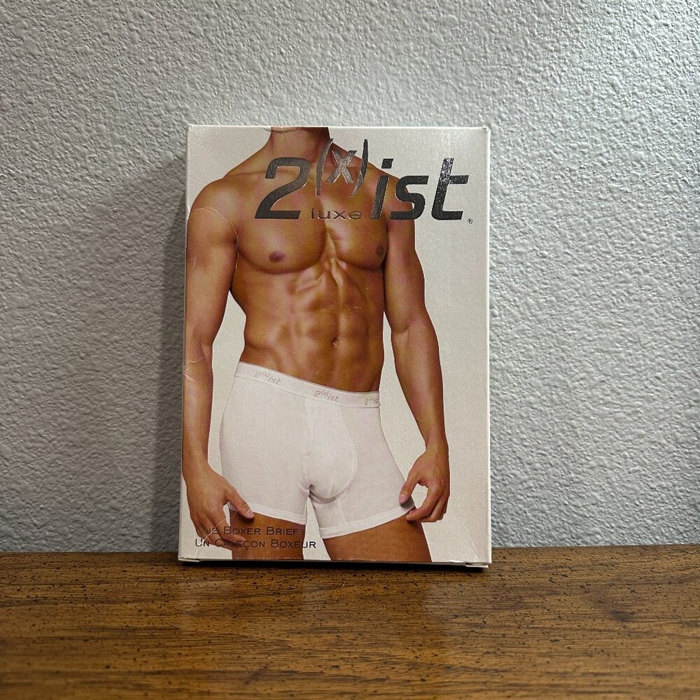 2(X)IST Luxe Boxer Briefs – Size Small – Black – Rare & Hard to Find